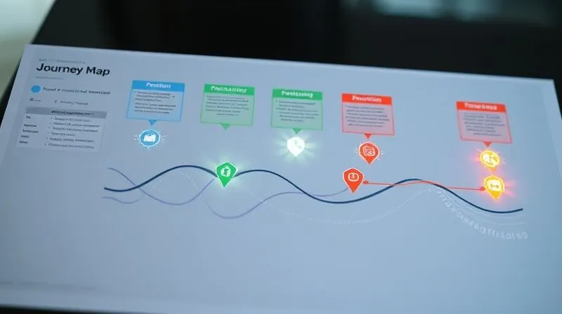 A multi-stage journey map with distinct paths and markers, showing a progression from 'Problem Discovery' through 'Solution Evaluation' to 'Purchase Decision'. Each stage has a different, clearly defined light emanating from it, symbolizing tailored messaging. Photorealistic, professional photography, 8K, cinematic lighting, sharp focus on the map, depth of field blurring the background. A multi-stage journey map with distinct paths and markers, showing a progression from 'Problem Discovery' through 'Solution Evaluation' to 'Purchase Decision'. Each stage has a different, clearly defined light emanating from it, symbolizing tailored messaging. Photorealistic, professional photography, 8K, cinematic lighting, sharp focus on the map, depth of field blurring the background.