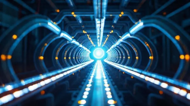 photorealistic, professional photography, 8K, cinematic lighting, sharp focus, depth of field, shot on a high-end DSLR. A series of interconnected, glowing pathways or pipelines converging towards a central, brightly lit core, symbolizing a well-designed, resilient, and optimized automation strategy. The pathways are clear and efficient, with no blockages or diversions. Emotional tone: efficiency, clarity, success.